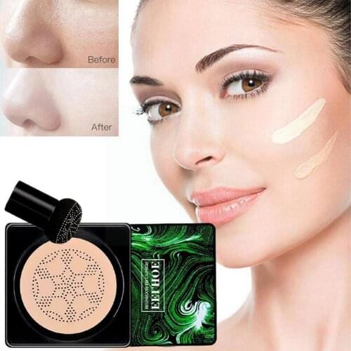 Mushroom Head CC Cream Concealer BB Air Cushion Foundation Makeup Cosmetic Face Makeup Whitening Waterproof Cosmetics Brigh A0T5