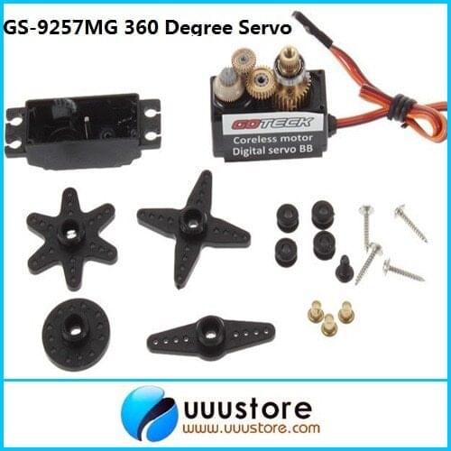GS-9257MG 360 Degree Servo Metal Gear Digital RC Servo with external potentiometer for PTZ DIY dedicated
