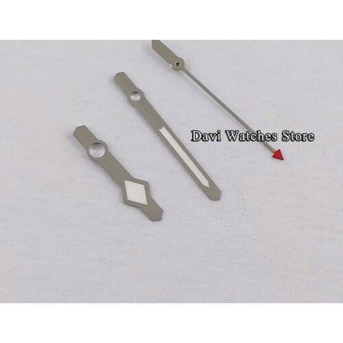 Silver watch Needles Watch Hands Fit MIYOTA 8215 821A DG2813/3804 Automatic Movement