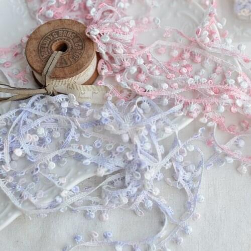 Fine lace accessories marca dragon color dot water soluble embroidery lace accessories material H226