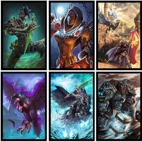 World of Warcraft Decorative Paintings Alsace Sylvanas Internet Cafe Bedroom Living Room Framed Paintings To Set