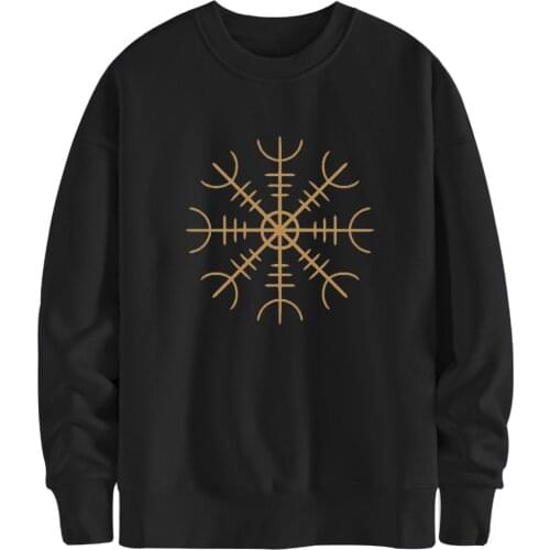 O Neck Viking Warrior Hoodies Funny Print Sweatshirts Men Fashion 2020 Hoody Streetwear Autumn Pullovers White Moleton Masculino