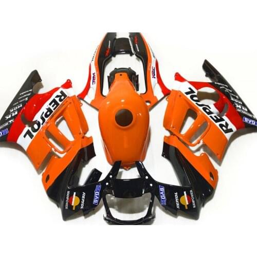 Orange black fairing kit fit For Honda CBR600 F3 97 98 Full Body KitsNew Fairings Sell CBR 600 f3 1997 1998 LH87