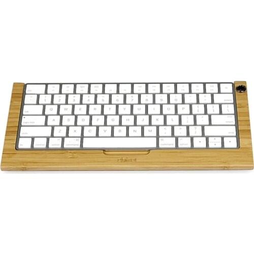 High Quality SAMDI Keyboard Stand Bamboo Keyboard Tray Dock Holder for Apple for IMac Keyboard Standed Holder Keyboard Tray