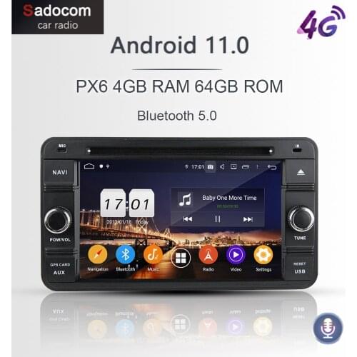 PX6 DSP 2 din Android 10.0 8 Core 4GB+64GB Car DVD Player GPS RDS autoradio wifi multimedia For SUZUKI Jimny 2007 2008 2009-2013