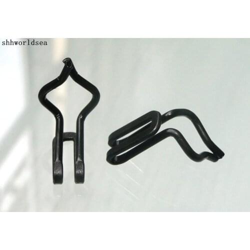 Shhworldsea 100pcs Free Shipping Zinc Black Fastener Retainer Clip