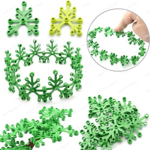 Grass Ring Building Block Plant Components Moc Figures Princess Grass Crown Furnishings Model Child Christmas Gifts Creator Toys