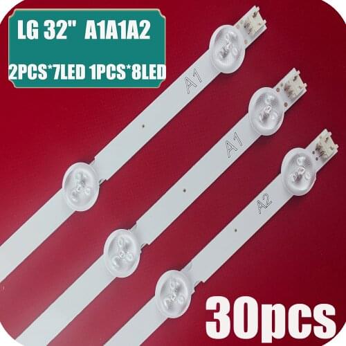 LED Backlight Strip 7/8 lamp for LG 32'' TV 32LN540V 32LN541V 32LN520B LC320DXE 6916L-1399A 1400A 1437A 1438A 1204A 1426A NEW