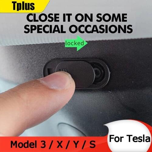 Tplus Car Camera Privacy Cover For Tesla Model 3 X S Y Universal Thin Camera Protective Cover Durable Tool Accessories