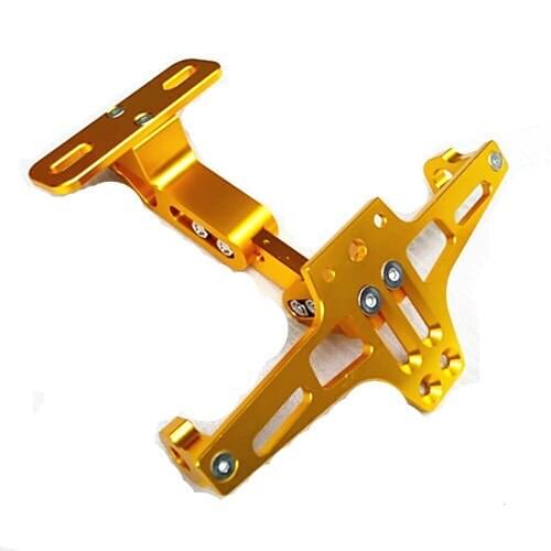 Universal Motorcycle Aluminum Rear License Plate Holder Tail Mounting Bracke For Honda BMW KTN Kawasaki Yamaha Suzuki MSX