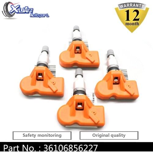 Xuan TPMS Tire Pressure Sensor Monitoring System 36106856227 for BMW X1 X4 Z4 M3 M5 M6 640i 650i Mini Cooper Countryman 433Mhz
