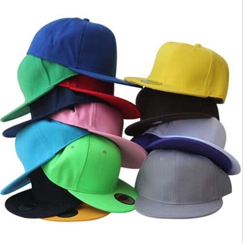 Full close cap fitted closure hat children small size 55cm big size 62cm sport flat bill hip hop trucker tennis baseball hat