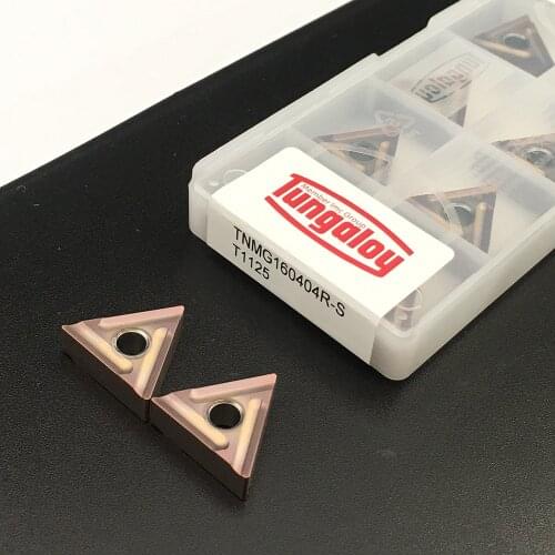 100% Original TNMG160404R-S T1125 Sale Turning Tool Machine Tool Accessories Carbide Inserts For Stainless Steel
