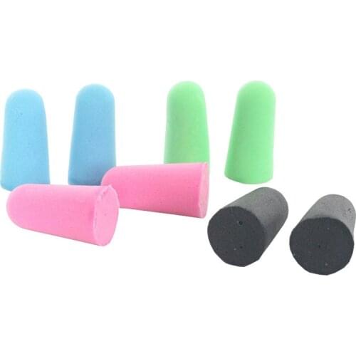 2pcs Outdoor home soundproof earplugs Noise proof sleep camping C30M sponge swimming