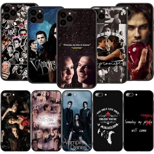 T183 The Vampire Diaries Silicone Soft Case for iPhone 12 Mini 11 Pro XS Max XR X 8 7 6 6S Plus 5 5S SE 2020