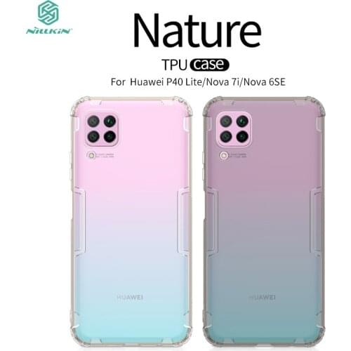 For Huawei P40 Lite Case NILLKIN Nature Ultra Thin Slim TPU Case For Huawei P40 Lite Nova 6 se Nova 7i Fitted Cases Soft Cover