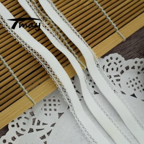 #1519 VIOLET Color Stretch Elastic Lace Trim Beautiful Flower Pattern Sewing Supplies Lace Fabric On sale DIY Garment