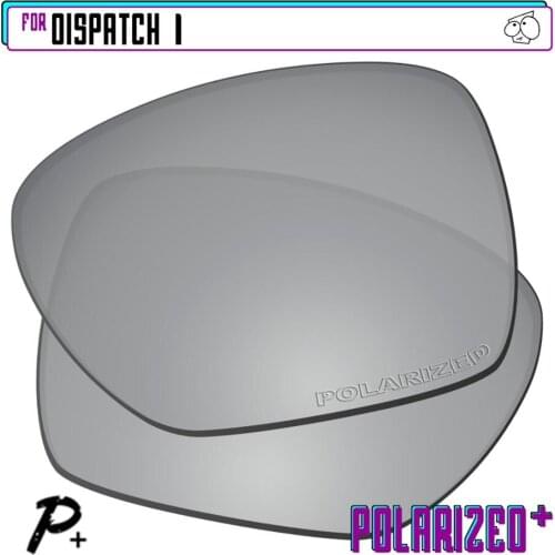 EZReplace Polarized Replacement Lenses for - Oakley Dispatch 1 Sunglasses - Silver P Plus