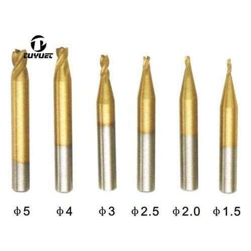 Milling Cutter Titanium Plate 1.5/2.0/2.5/3.0/4.0/5.0MM Guide Pins for Vertical Automatic Key Cutting Machine