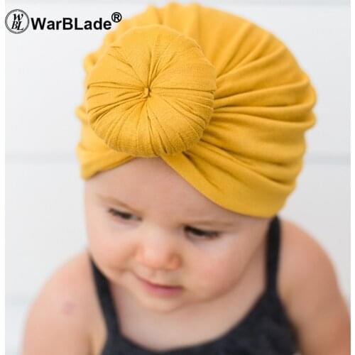 2020 New Crocheted Baby Hat Bowknot Bonnet Photography Baby Accessories Solid Color Child Hat Childrens Winter Hat WarBLade