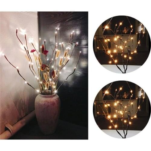 New Year Led Willow Branch Lamp Floral Lights 20 Bulbs Home Wedding Christmas Party Garden Decor Christmas Birthday Gift Gifts