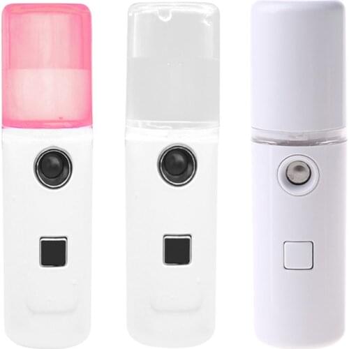 30ml Mini Nano Facial Sprayer Steamer Cold Mist Handheld Face Humidifier Portable USB Rechargeable Milk Diffuser
