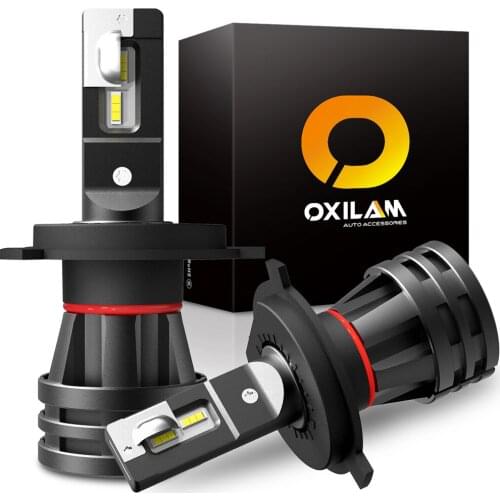 OXILAM 2Pcs LED H7 H4 Headlight Bulb H8 H11 H13 9005 HB3 9006 HB4 9007 LED Car Headlamp for Audi Kia BMW Benz Subaru Ford Toyota