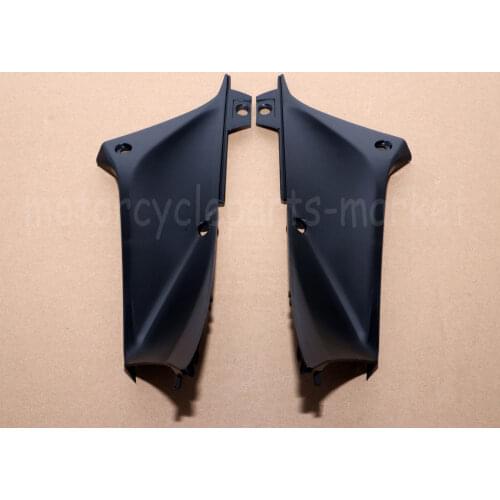 Pair Black Unpainted Left & Right Air Duct Tube Cover ABS Injection Mold Fairing Motorcycle For Yamaha YZF-R1 YZFR1 2002-2003