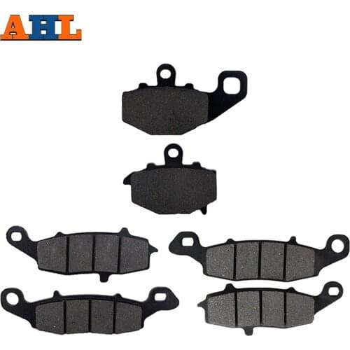 AHL Motorcycle Front Rear Brake Pads For Kawasaki KLE650 Versys ER-6F EX650 Z750 ZR750 F192 FA229 FA231