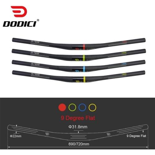 2020 New Full Carbon Fiber Bicycle Straight Handlebar Ultralight Off-road Racing MTB Bike Handle Bar Part 31.8*690/720/740/760mm