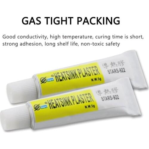 Heatsink Plaster Thermal Adhesive Cooling Paste Strong Adhesive Compound Glue For Heat Sink Thermal Conductive Viscous Dropship