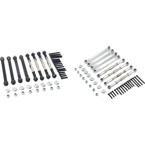 Pull Rod Steering Servo Linkage Suspension Arm Tie Rod for MN D90 MN90 RC Cars Upgrade Accessories