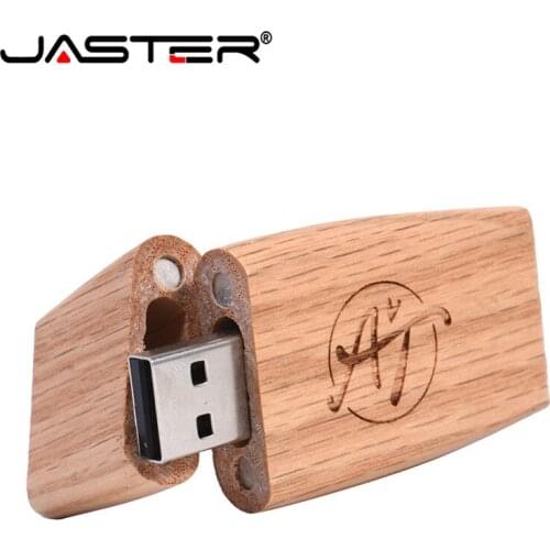 JASTER ( free LOGO) wooden USB 2.0 pendrive 4GB 8GB 16GB 32GB 64GB 128GB usb flash drive external storage pen drive