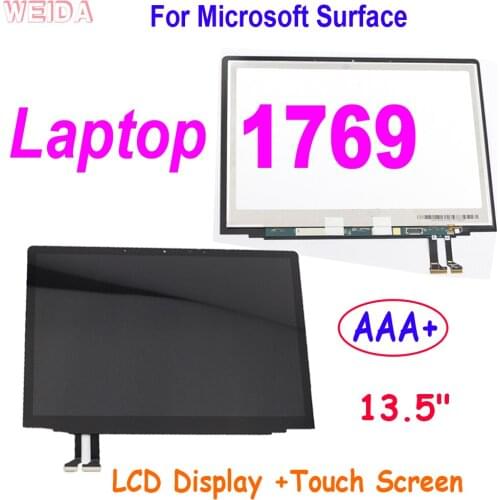 13.5" AAA+ LCD For Microsoft Surface Laptop 1769 LCD Display Touch Screen Assembly for Microsoft Surface Laptop 1769 Display