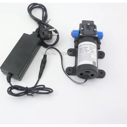 15W 1L/min 8bar Return valve type Mini DC 12v electrical high pressure sprayer pump water mist Pump fog pump misting pump