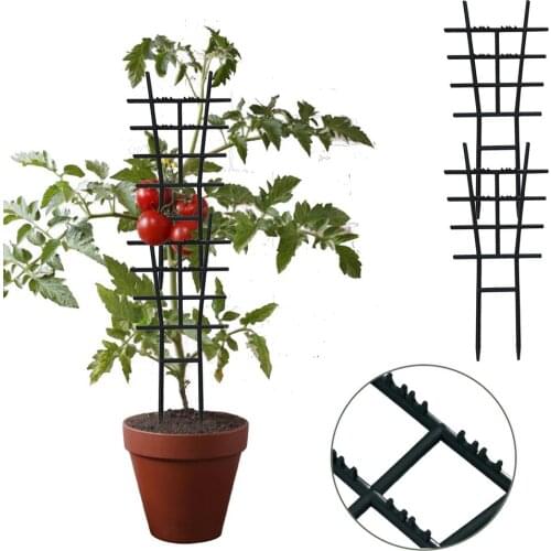 2pcs Durable Creative Climbing Vine Rack Plastic Plant Support Frame Garden Balcony Plant Flower Trellis Planting Supplies