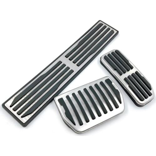 3pcs/set Car Pedals for Jaguar X760 XE for X260 XF X761 F-Pace 2016 - 2020 Auto Gas Brake Pedal Cover Rest Pedale Sticker