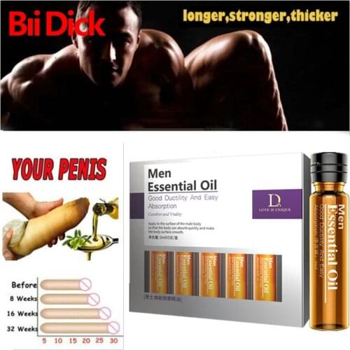 2021 New 5PCS Penis Thickening Growth Man Big Dick Enlargment Liquid Cock Erection Enhance Men Health Care Enlarge Massage Oils