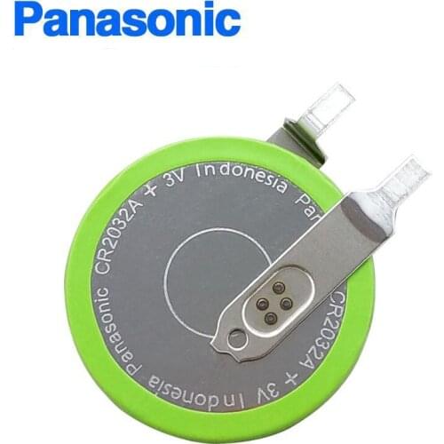 50pcs/lot Panasonic CR2032A/FAN 3V car tire pressure button coin battery high temperature resistant batteries cell CR2032A