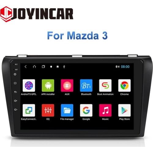 JOYINCAR Car Radio For Mazda 3 2004-2012 Quad Core 1024*600 Android 9.1 Car MP5 GPS Navigation Player Car Stereo Headunit