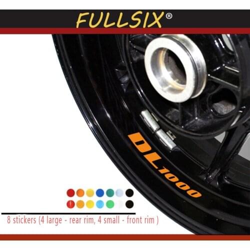 Motorcycle Styling Wheel Tire logo creative rim inner side decals Decorative sticker For suzuki dl1000 v strom DL1000