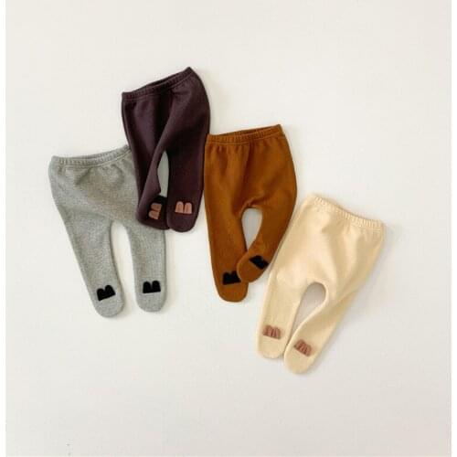 Baby Leggings Pants Newborn Winter Baby Trousers Girl Fleece Boys Pants Winter Baby Girls Leggings Infant Toddler Pantyhose