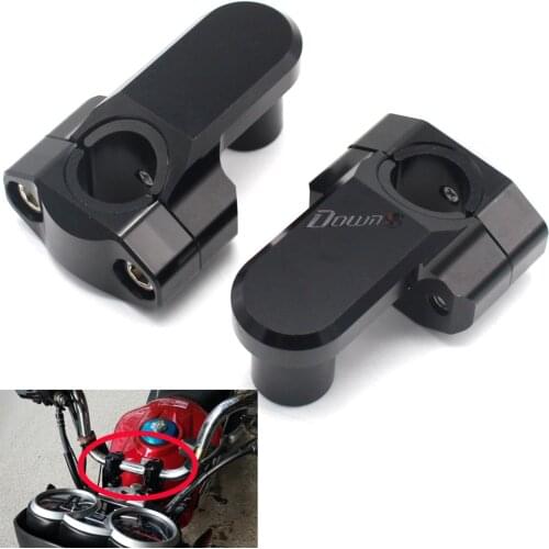 For CFMOTO CF150NK 400NK 650NK 1 Pair 7/8" CNC Aluminum Handlebars Fat Bar Mount Clamps Risers