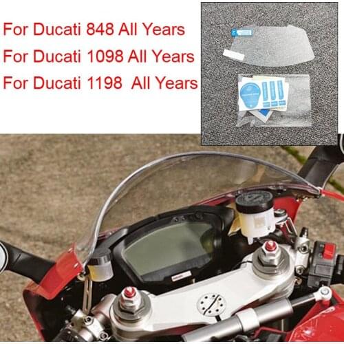 For Ducati 848 1098 1198 Cluster Scratch Protection Speedometer Film Screen Protector all years