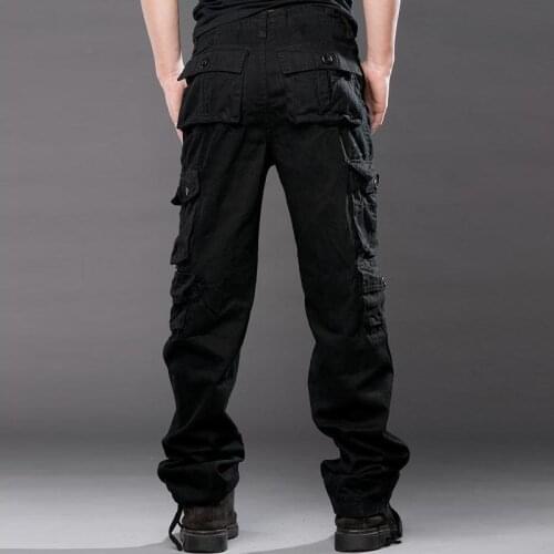 Men Camo Joggers Men Cargo Pant Casual Men Multi-Pocket Overall Male Combat Cotton Trousers Army Casual Joggers Pants
