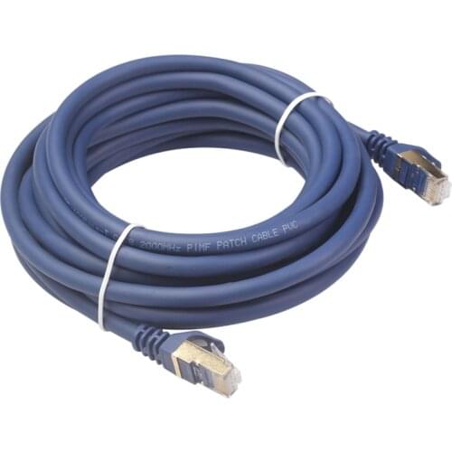 REXLIS 50FT Cat8 RJ45 LAN Cable 40GMbps 2000Mhz Ethernet Cable Internet Network Cable for Computer Router Laptop