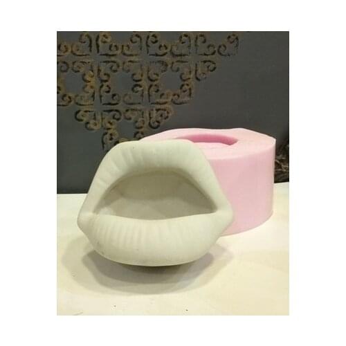 Lip Flower Pot Silicone Mold