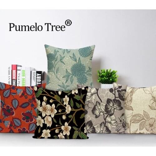 Colorful cushion cover throw pillow covers flower pillow decorative pillows sofa covers home decorative pillows cases 45x45cm