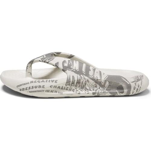 Lightweight Mens Slippers Couple Graffiti Flip Flops Sandals Summer Men Woman Beach Shoes Indoor Bathroom House Slippers