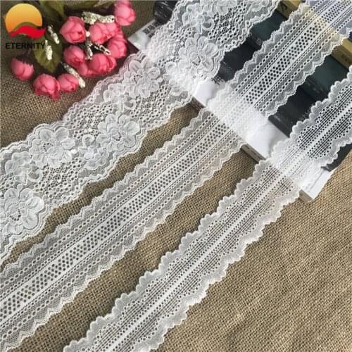 !5-7cm S2067 white, multi-color stretch lace ribbons DIY for sewing dresses & home decoration lace fabrics